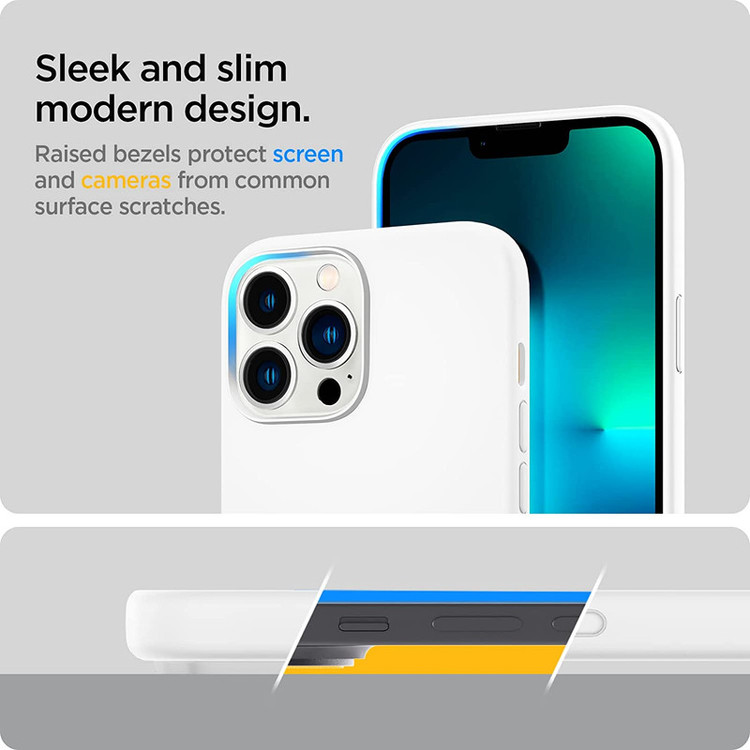 کاور اسپیگن مدل Silicone Fit مناسب برای گوشی موبایل اپل iPhone 13 Pro Max