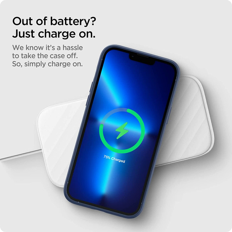 کاور اسپیگن مدل Silicone Fit مناسب برای گوشی موبایل اپل iPhone 13 Pro Max
