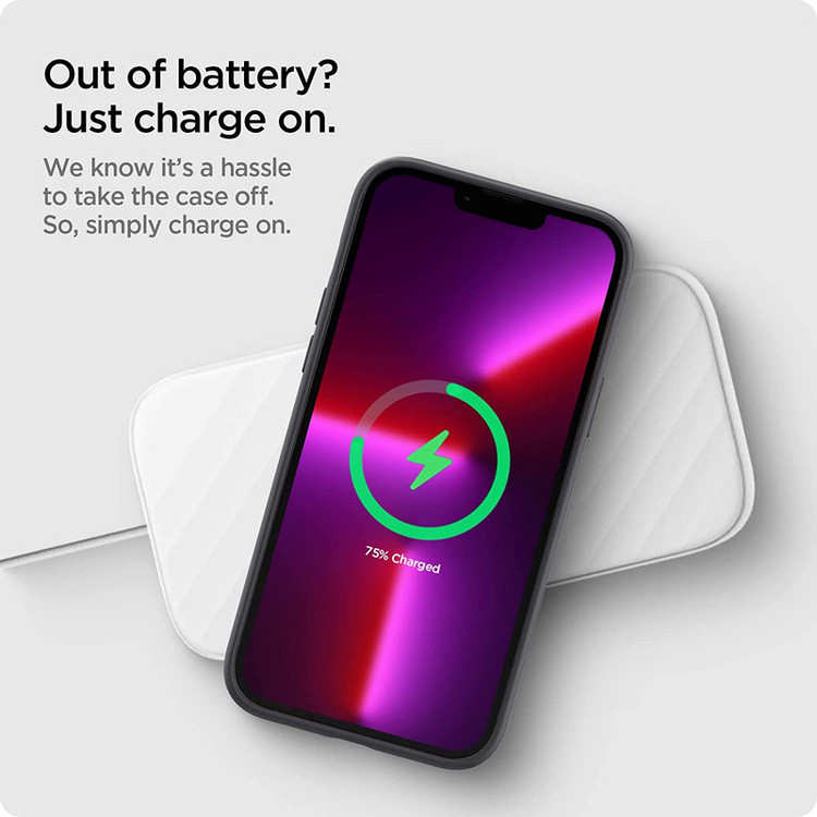 کاور اسپیگن مدل Silicone Fit مناسب برای گوشی موبایل اپل iPhone 13 Pro Max
