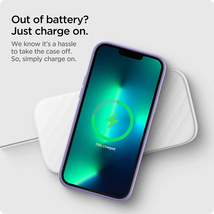 کاور اسپیگن مدل Silicone Fit مناسب برای گوشی موبایل اپل iPhone 13 Pro Max