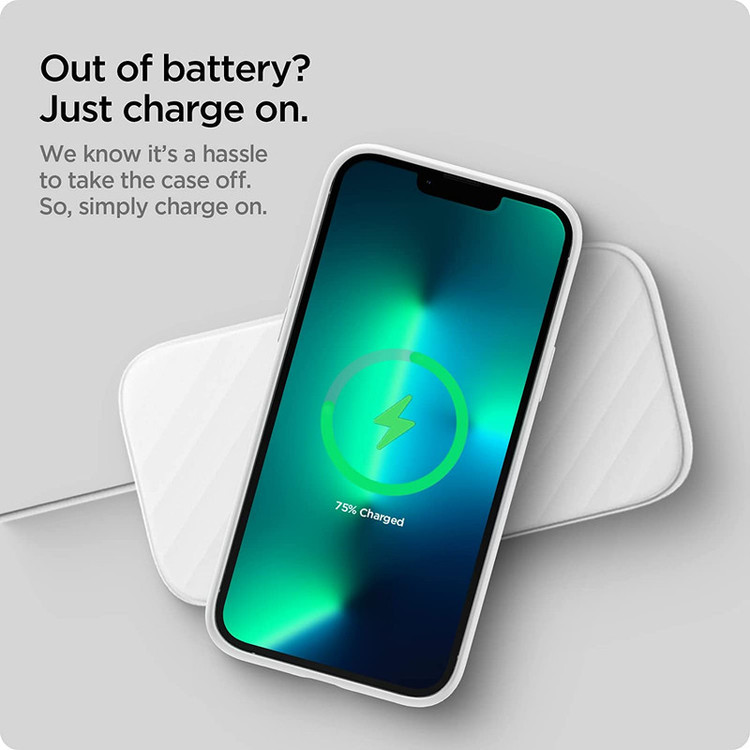 کاور اسپیگن مدل Silicone Fit مناسب برای گوشی موبایل اپل iPhone 13 Pro Max