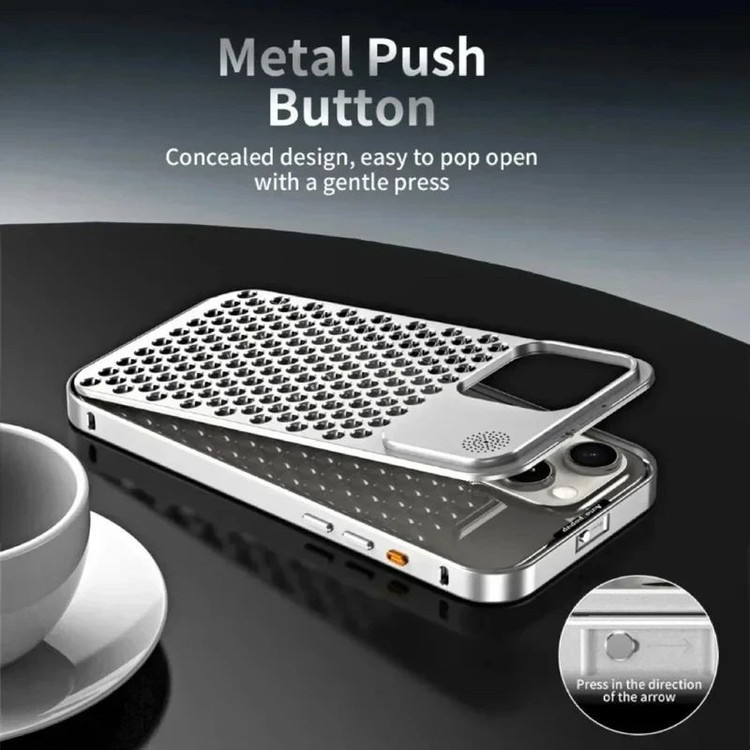 کاور مدل Super Aluminium مناسب برای گوشی موبایل اپل IPHONE 15 PRO MAX