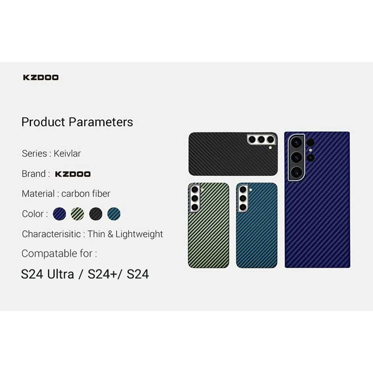 کاور کی زد دو مدل Keivlar مناسب برای گوشی موبایل سامسونگ Galaxy S24 Ultra