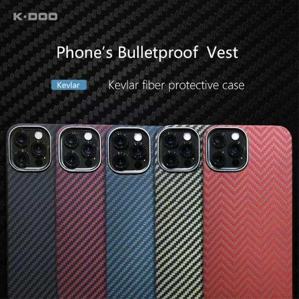 کاور کی-دوو مدل Kevlar مناسب برای گوشی موبایل اپل iPhone 13 Pro Max