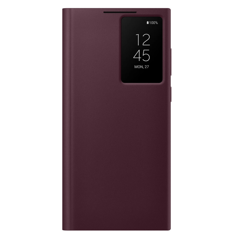 کیف کلاسوری مدل Clear View Cover مناسب برای گوشی موبایل سامسونگ Galaxy S22 Ultra