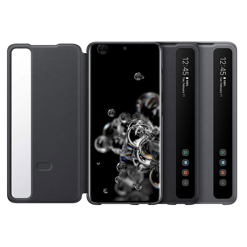 کیف کلاسوری سامسونگ مدل Clear View Standing مناسب برای گوشی موبایل سامسونگ Galaxy S20 Ultra