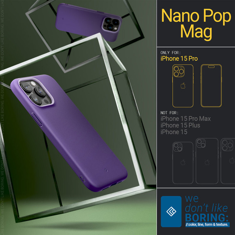 کاور کیسولوژی مدل NANO POP MagSafe مناسب برای گوشی موبایل اپل iPhone 15 Pro