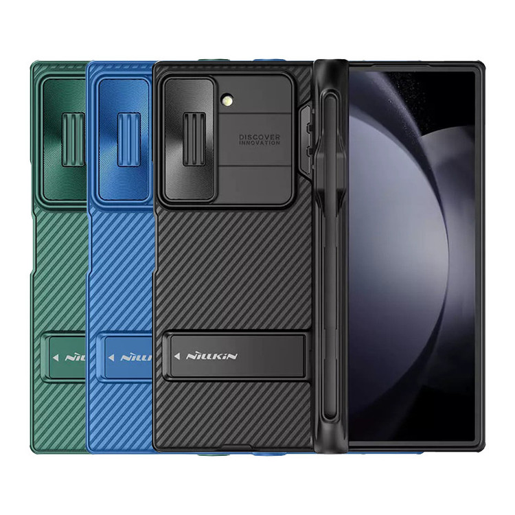 کاور نیلکین مدل Camshield Fold S-Pen Holder مناسب برای گوشی موبایل سامسونگ Galaxy Z Fold 6