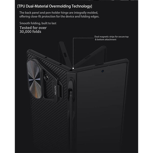 کاور نیلکین مدل Camshield Prop مناسب برای گوشی موبایل سامسونگ galaxy Z Fold 7