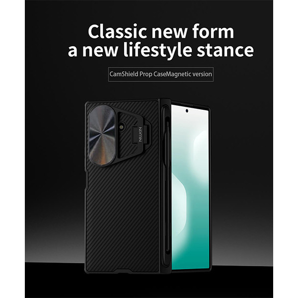کاور نیلکین مدل Camshield Prop مناسب برای گوشی موبایل سامسونگ galaxy Z Fold 7