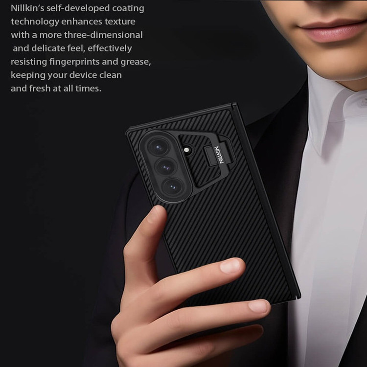 کاور نیلکین مدل Camshield Prop Transparent Lens Guard مناسب برای گوشی موبایل سامسونگ Galaxy Z Fold 7