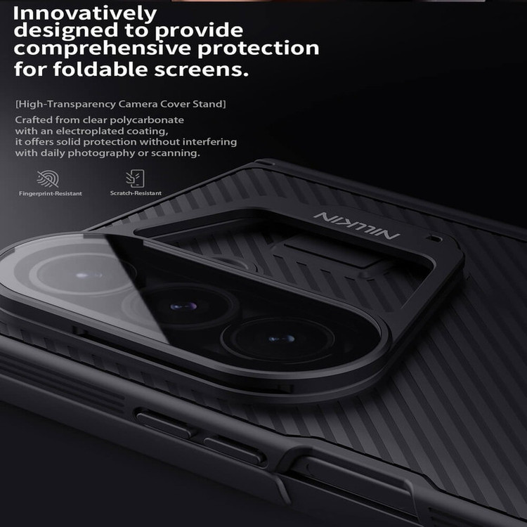 کاور نیلکین مدل Camshield Prop Transparent Lens Guard مناسب برای گوشی موبایل سامسونگ Galaxy Z Fold 7