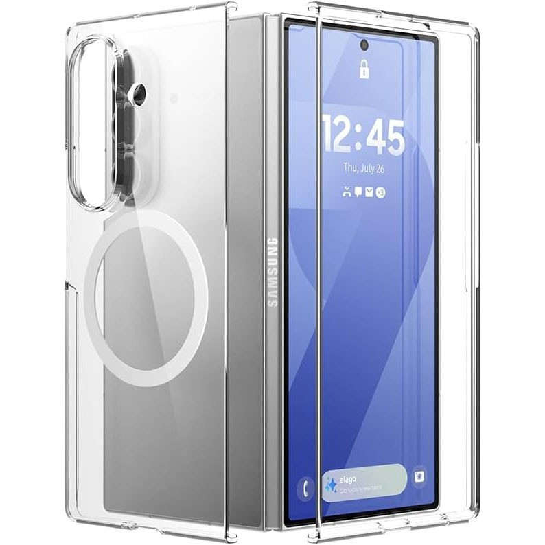 کاور الاگو مدل Magnetic Hybrid Clear مناسب برای گوشی موبایل سامسونگ Galaxy Z Fold 7