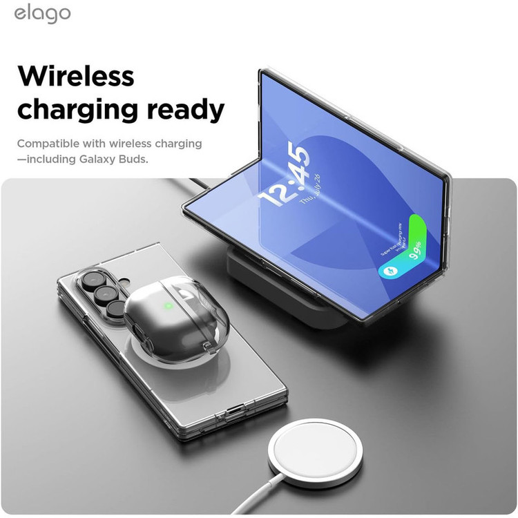 کاور الاگو مدل Magnetic Hybrid Clear مناسب برای گوشی موبایل سامسونگ Galaxy Z Fold 7