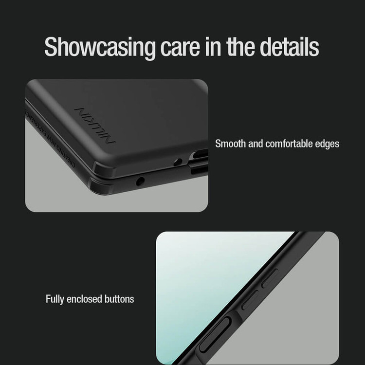 کاور نیلکین مدل Flex Pure Fold S Pen Holder مناسب برای گوشی موبایل سامسونگ Galaxy Z Fold 7