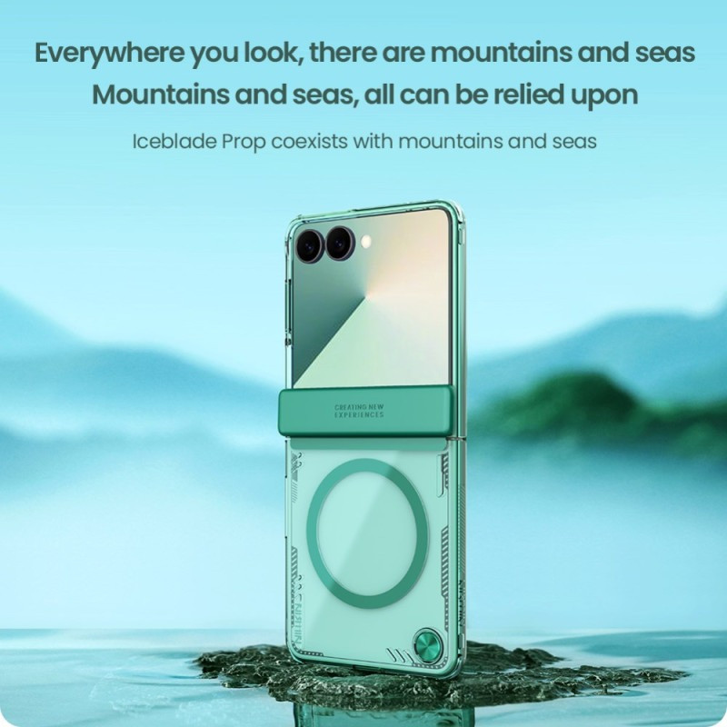 کاور نیلکین مدل Iceblade Prop Magnetic Frame Version مناسب برای گوشی موبایل سامسونگ Galaxy Flip 7