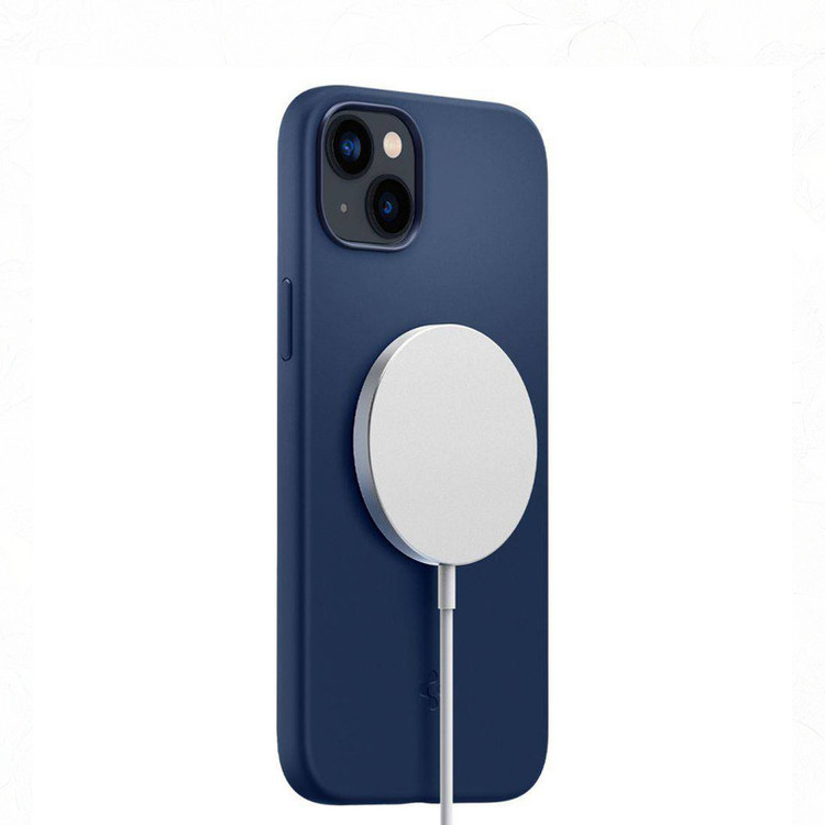 کاور اسپیگن مدل Silicone Fit MagSafe مناسب برای گوشی موبایل اپل iPhone 14 Plus