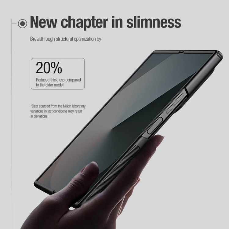 کاور نیلکین مدل Super Frosted Shield Pen Holder مناسب برای گوشی موبایل سامسونگ Galaxy Z Fold 6