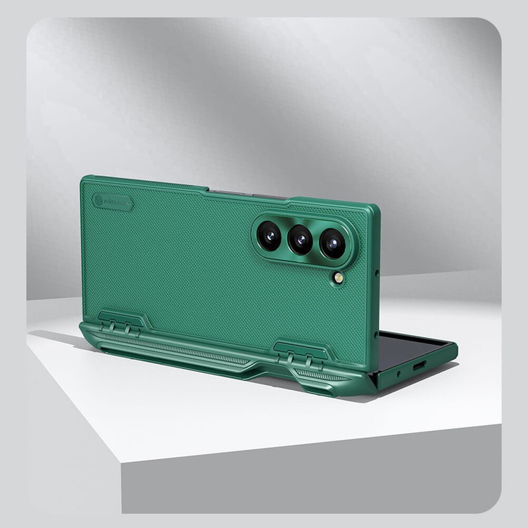 کاور نیلکین مدل Super Frosted Shield Pen Holder مناسب برای گوشی موبایل سامسونگ Galaxy Z Fold 6