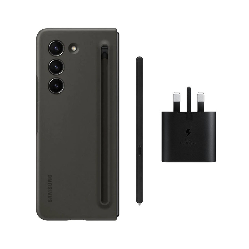 کاور سامسونگ مدل EF-OF94P مناسب برای گوشی موبایل سامسونگ Galaxy Z Fold5 به همراه قلم S Pen و شارژر