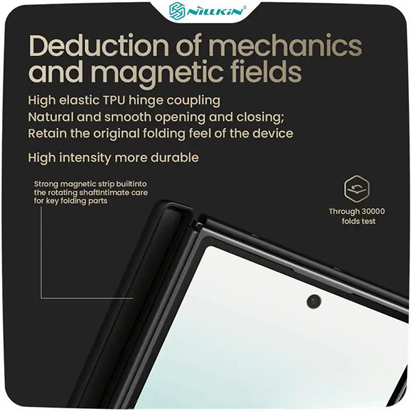 کاور نیلکین مدل CarboProp Magnetic MagSafe CutOut Version مناسب برای گوشی موبایل سامسونگ Galaxy Z Fold 7