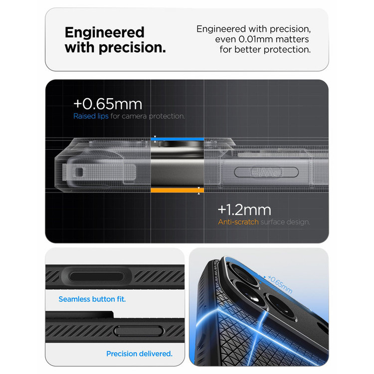 کاور اسپیگن مدل Liquid Air مناسب برای گوشی موبایل اپل iPhone 17 Pro