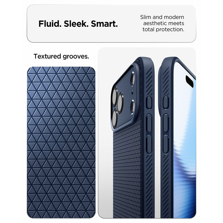 کاور اسپیگن مدل Liquid Air مناسب برای گوشی موبایل اپل iPhone 17 Pro
