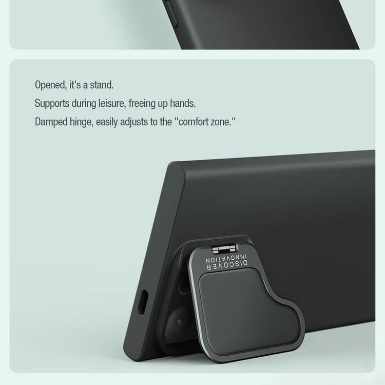 کاور نیلکین مدل CamShield Silky Prop Magnetic MagSafe Silicon مناسب برای گوشی موبایل سامسونگ Galaxy S24 Ultra