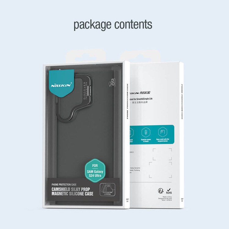 کاور نیلکین مدل CamShield Silky Prop Magnetic MagSafe Silicon مناسب برای گوشی موبایل سامسونگ Galaxy S24 Ultra