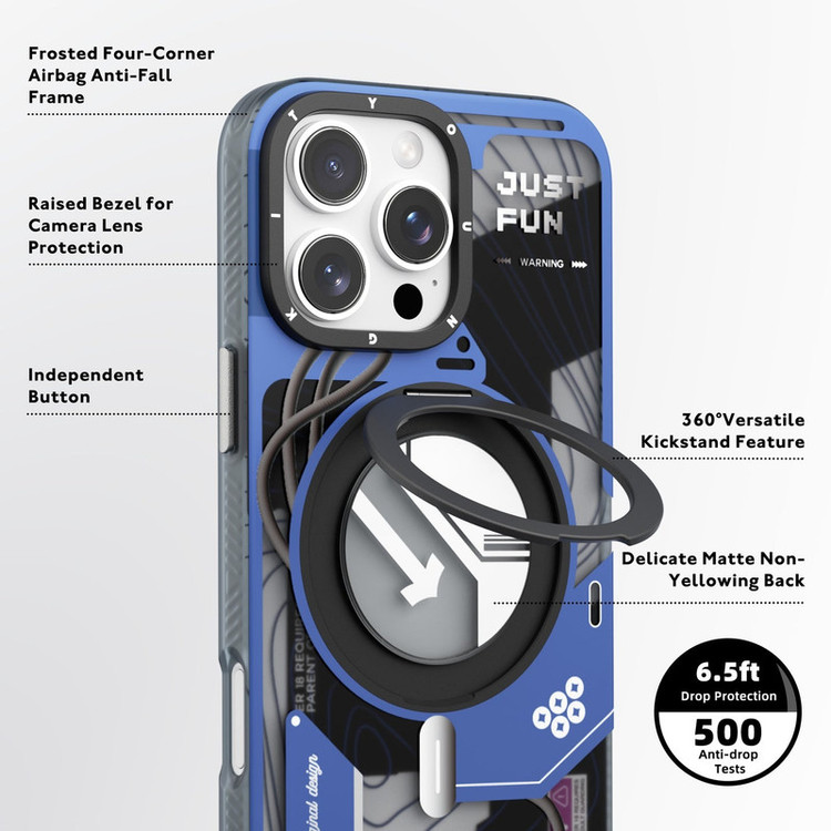 کاور یانگ کیت مدل Cyberpunk 360° مناسب برای گوشی موبایل اپل iphone 16 PRO MAX