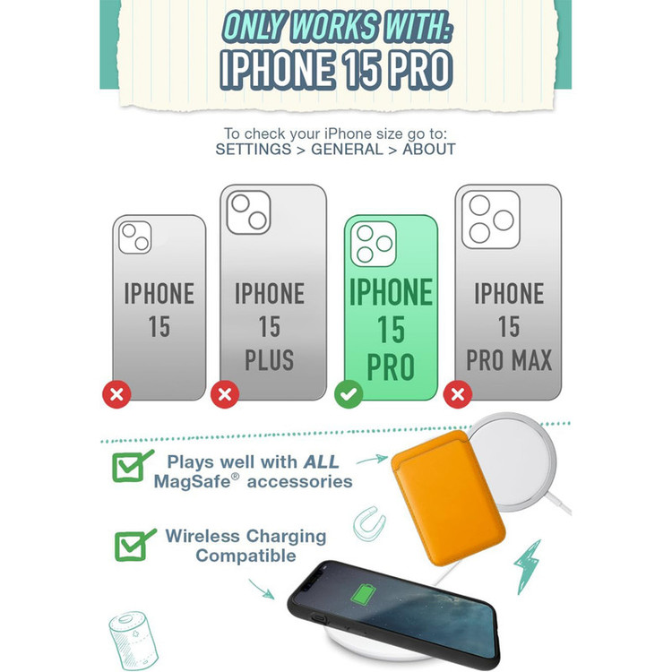 کاور اسمارتیش مدل GRIP ZILLA MagSafe مناسب برای گوشی موبایل اپل iPhone 15 Pro