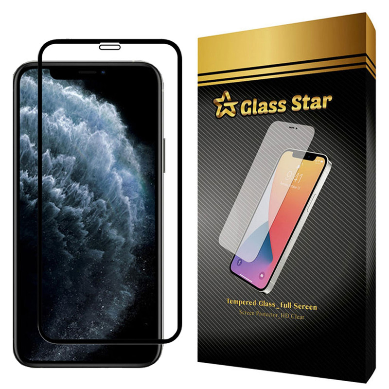 محافظ صفحه نمایش گلس استار مدل FUL مناسب برای گوشی موبایل اپل iPhone 11