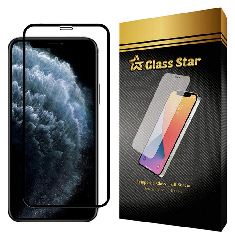 محافظ صفحه نمایش گلس استار مدل FUL مناسب برای گوشی موبایل اپل iPhone 11