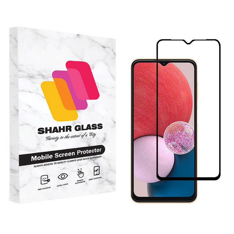 محافظ صفحه نمایش شهر گلس مدل FUL مناسب برای گوشی موبایل سامسونگ Galaxy A13 4G