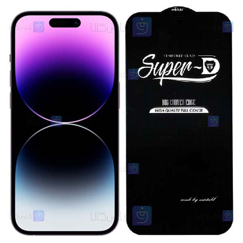 محافظ صفحه نمایش مدل Super D مناسب برای گوشی موبایل اپل iPhone 14 Pro Max