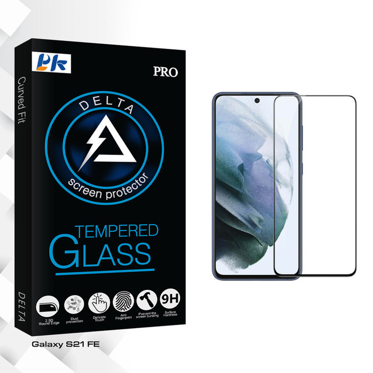 محافظ صفحه نمایش شیشه ای پی کی مدل Delta Pro مناسب برای گوشی موبایل سامسونگ Galaxy S21 FE