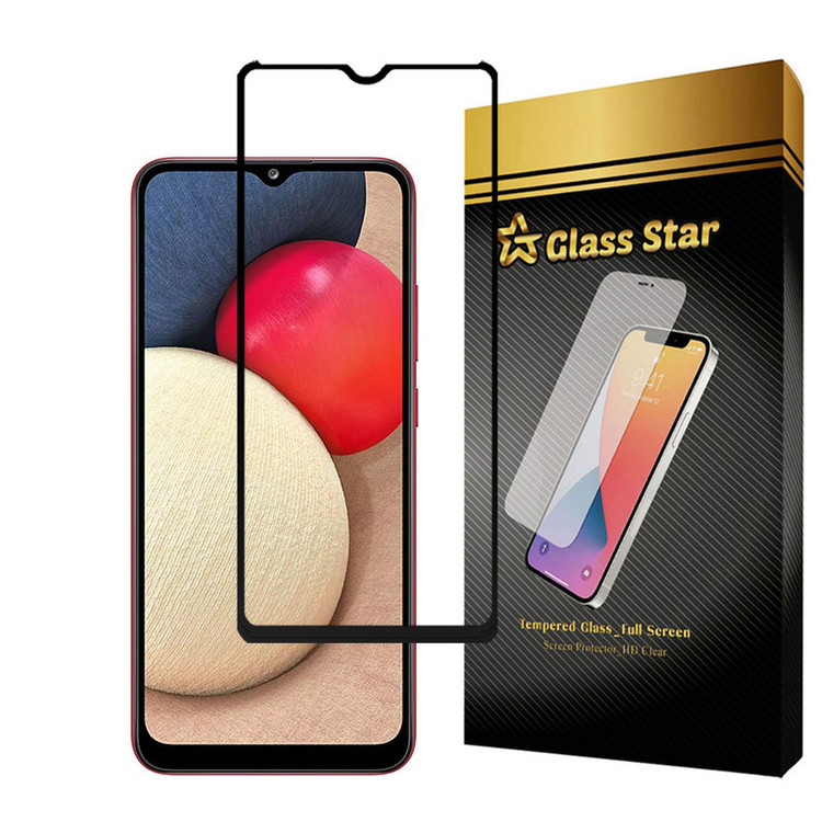 محافظ صفحه نمایش گلس استار مدل FULPLUSS مناسب برای گوشی موبایل سامسونگ Galaxy A02s
