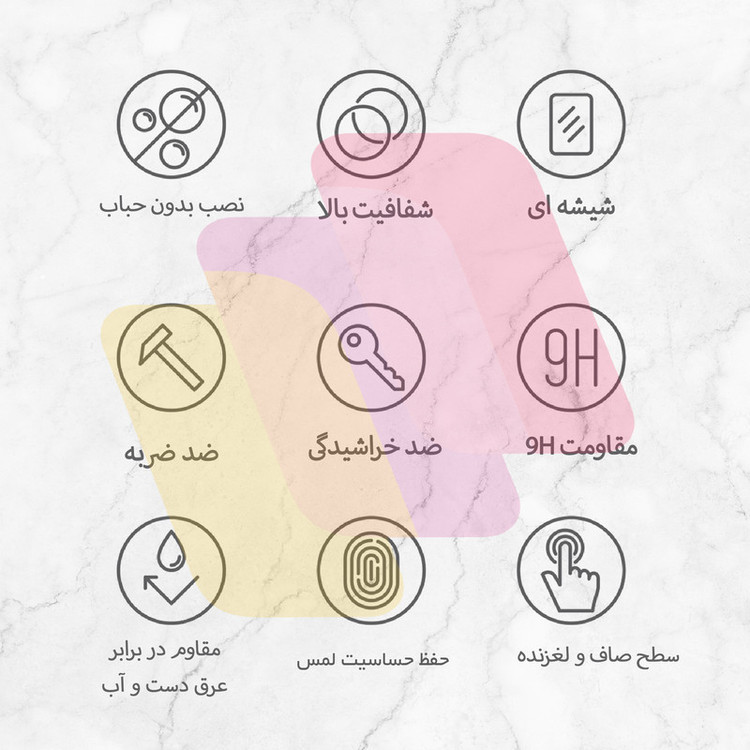 محافظ صفحه نمایش شهر گلس مدل FUL-SH مناسب برای گوشی موبایل نوکیا 3.2