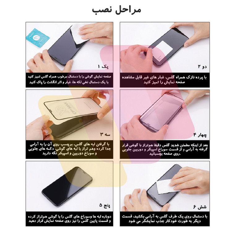محافظ صفحه نمایش شهر گلس مدل FUL-SH مناسب برای گوشی موبایل نوکیا 3.2