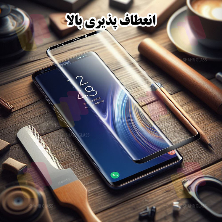 محافظ صفحه نمایش سرامیکی شهر گلس مدل CRMEGSH مناسب برای گوشی موبایل سامسونگ Galaxy S8 Plus / Galaxy S9 Plus
