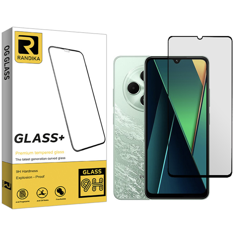 محافظ صفحه نمایش شیشه ای راندیکا مدل Premium مناسب برای گوشی موبایل شیائومی Poco C75