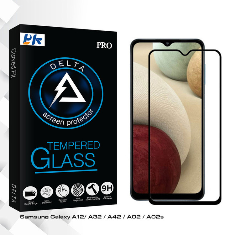 محافظ صفحه نمایش مات پی کی مدل Delta Glass مناسب برای گوشی موبایل سامسونگ Galaxy A12/ A32 / A42/ A02 / A02s