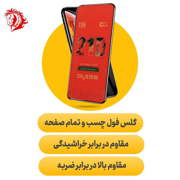 محافظ صفحه نمایش هورس مدل FULGPLUS مناسب برای گوشی موبایل موتورولا Moto G73