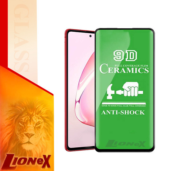 محافظ صفحه نمایش سرامیکی لایونکس مدل EDGCRLION مناسب برای گوشی موبایل سامسونگ Galaxy S10 Plus