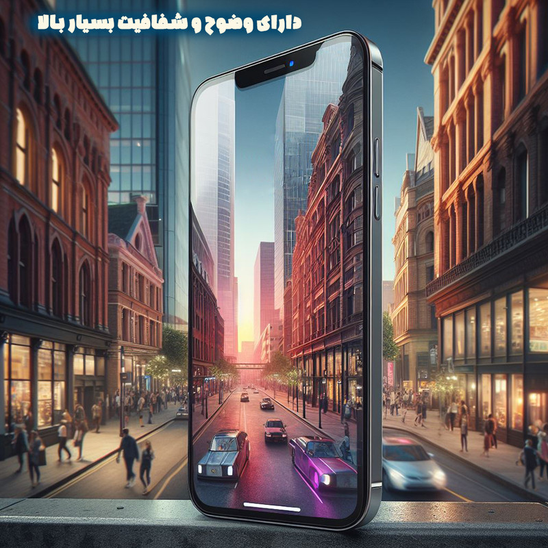 محافظ صفحه نمایش سرامیکی شهر گلس مدل CERCLRSH مناسب برای گوشی موبایل اپل iPhone 12 Pro Max