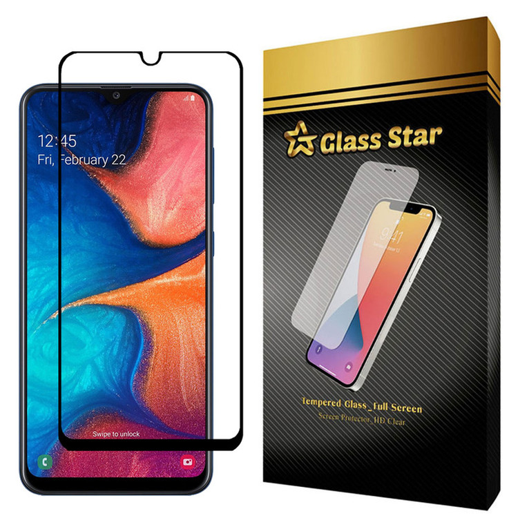 محافظ صفحه نمایش گلس استار مدل FUL مناسب برای گوشی موبایل سامسونگ Galaxy A20
