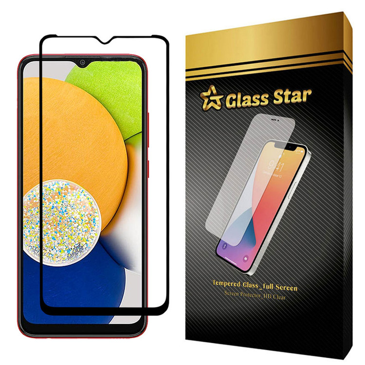 محافظ صفحه نمایش گلس استار مدل FULL مناسب برای گوشی موبایل سامسونگ Galaxy A03