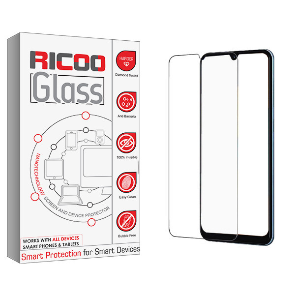 محافظ صفحه نمایش شیشه ای ریکو مدل Glass مناسب برای گوشی موبایل سامسونگ Galaxy A03s