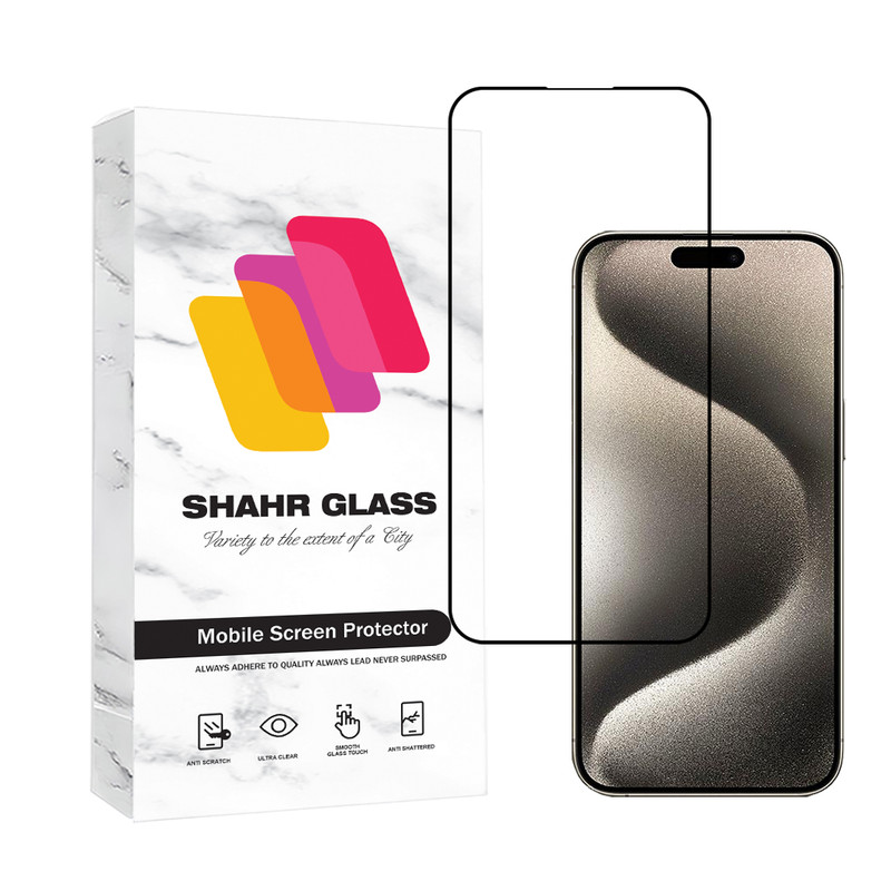 محافظ صفحه نمایش شهر گلس مدل CRMSNWSH مناسب برای گوشی موبایل اپل iPhone 15 Pro Max