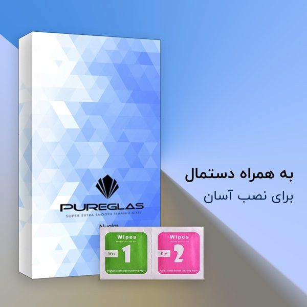 محافظ صفحه نمایش شیشه ای پیور گلس مدل NueGlas Full مناسب برای گوشی موبایل سامسونگ Galaxy A32 4G